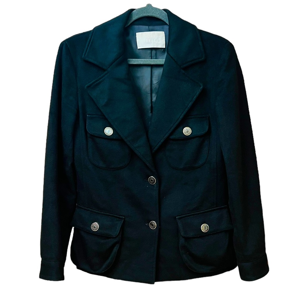 ICEBERG Jacket Size 42 / Small 40% Wool 40% Mohair 10% Volpe Fox 10% Cotton